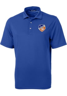 Cutter and Buck FC Cincinnati Mens Blue Virtue Eco Pique Short Sleeve Polo