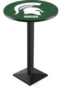 Black Michigan State Spartans Square Base Pub Table