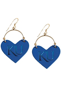 Kansas Jayhawks Lover Dangle Womens Earrings