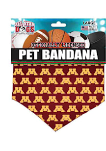 Minnesota Golden Gophers All Over Print Pet Bandana