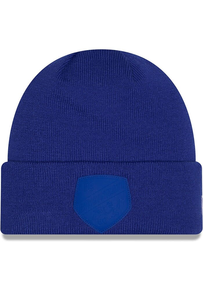 FC Cincinnati New Era NAVY DL Tonal TPU Rib Cuff Knit Hat - 297683000