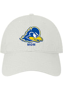 Delaware Fightin' Blue Hens Mom Twill Adjustable Hat - White