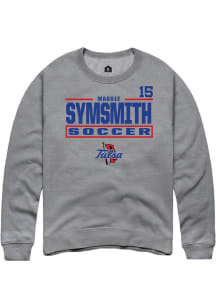 Maggie SymSmith Rally Mens Graphite Tulsa Golden Hurricane NIL Stacked Box Player Crew