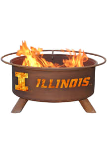 Illinois Fighting Illini 30x16 Fire Pit