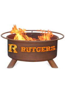 Gold Rutgers Scarlet Knights 30x16 Fire Pit