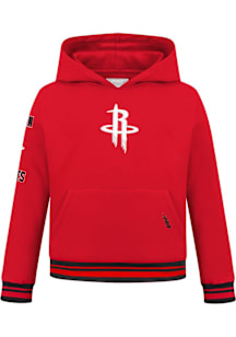 Pro Standard Houston Rockets Youth Red Retro Classics Long Sleeve Hoodie