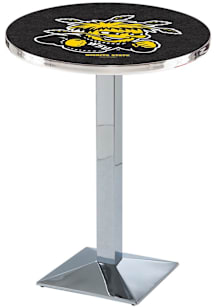 Wichita State Shockers Chrome Square Base Pub Table
