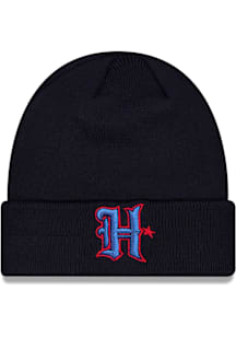 New Era Houston Texans Navy Blue Cuff Mens Knit Hat
