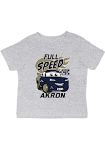 Vive La Fete Akron Zips Infant Full Speed Short Sleeve T-Shirt Grey