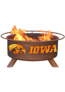 Gold Iowa Hawkeyes 30x16 Fire Pit