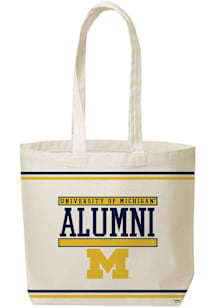 Michigan Wolverines White Alumni Tote