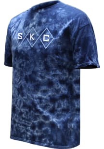 Sporting Kansas City Navy Blue Color Wash Logo Short Sleeve T Shirt