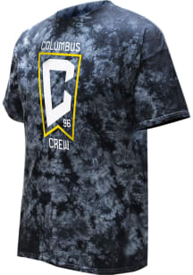 Columbus Crew Black Color Wash Logo Short Sleeve T Shirt