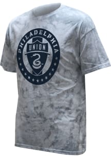 Philadelphia Union White White Out Color Wash Logo Short Sleeve T Shirt