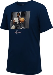 Joel Embiid Philadelphia 76ers Navy Blue Locker Room Short Sleeve Player T Shirt