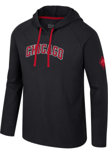 Chicago Bulls Mens Black Atrium Long Sleeve Hoodie