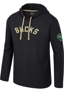 Milwaukee Bucks Mens Black Atrium Long Sleeve Hoodie