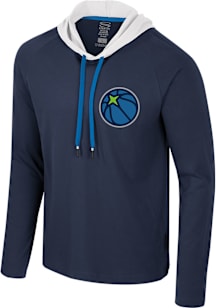 Minnesota Timberwolves Mens Navy Blue Tradition Fashion Hood