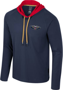 New Orleans Pelicans Mens Navy Blue Tradition Fashion Hood
