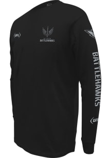 St Louis Battlehawks Black Header Long Sleeve T Shirt