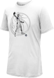 Luka Doncic Dallas Mavericks White Action Hero Short Sleeve Player T Shirt