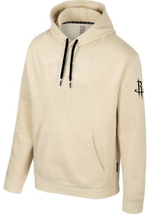 Houston Rockets Mens Natural Debossed Long Sleeve Hoodie