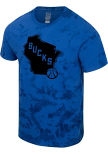 Milwaukee Bucks Blue Wash Short Sleeve T Shirt