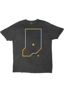 Indiana Pacers Black Vintage Short Sleeve T Shirt