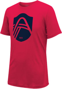 St Louis City SC Red Tonal Element Logo Short Sleeve T Shirt