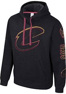 Cleveland Cavaliers Mens Black Elementized Long Sleeve Hoodie