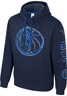 Dallas Mavericks Mens Black Elementized Long Sleeve Hoodie