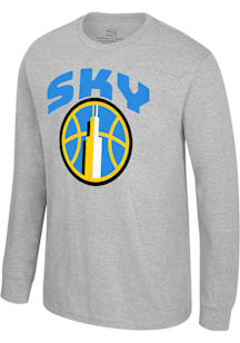 Chicago Sky Grey Nickel Long Sleeve T Shirt