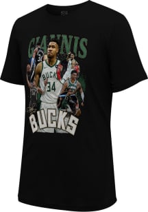 Giannis Antetokounmpo Milwaukee Bucks  Player Crossroads Short Sleeve Fashion Player T Shirt