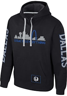 Dallas Mavericks Mens Black City Edition City Star Long Sleeve Hoodie