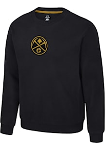 Denver Nuggets Mens Black Club Level Long Sleeve Fashion Sweatshirt