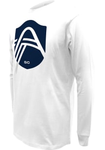 St Louis City SC White Alternate Logo Long Sleeve T Shirt
