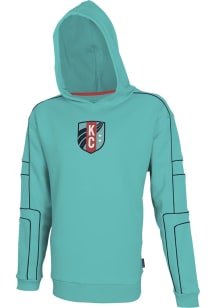KC Current Mens Teal Homestand Long Sleeve Hoodie