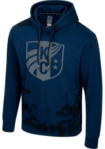 KC Current Mens Navy Blue Wash Fashion Hood