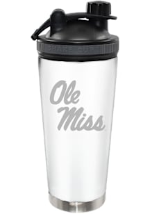 Ole Miss Rebels 24oz Stainless Steel Bottle - White