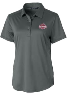 Womens Ohio State Buckeyes Dark Grey Cutter and Buck 2024 Football National Champion Prospect Sh..