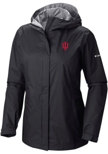 Columbia Indiana Hoosiers Womens Black Heat Seal Arcadia II Light Weight Jacket
