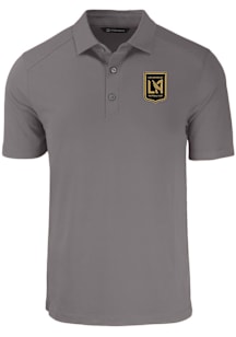 Cutter and Buck Los Angeles FC Mens Graphite Forge Recycled Short Sleeve Polo