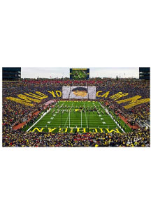 Yellow Michigan Wolverines Lloyd Carr Fan Card 11x17 Unframed Poster
