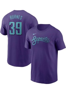 Corbin Burnes Arizona Diamondbacks Purple City Connect Short Sleeve Player T Shirt