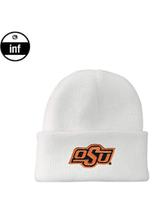 LogoFit Oklahoma State Cowboys INF Northpole Cuffed Baby Knit Hat - White