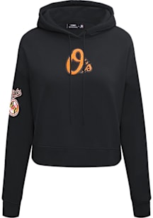 Pro Standard Baltimore Orioles Womens Black Classic Hooded Sweatshirt