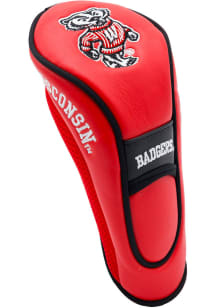 Red Wisconsin Badgers Hybrid Golf Headcover