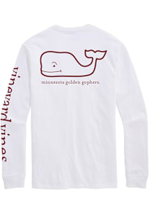 Vineyard Vines Minnesota Golden Gophers White Whale Long Sleeve T Shirt