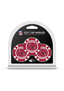 Arizona Cardinals Poker Chip 3 Pack Golf Ball Marker