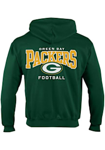 Champion Green Bay Packers Mens Kelly Green Primary Logo Long Sleeve Full Zip Jacket